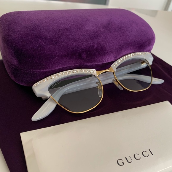 Gucci Accessories - 💜NEW Gucci Women's Novelty Blue Lens Sunglasses